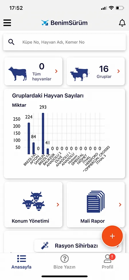 Besi Çiftliği Programı Mobile Ekran Görüntüsü 1