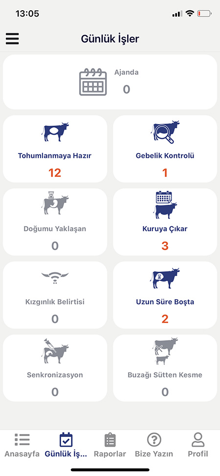 Damızlık Çiftliği Programı Mobil Ekran Görüntüsü 1